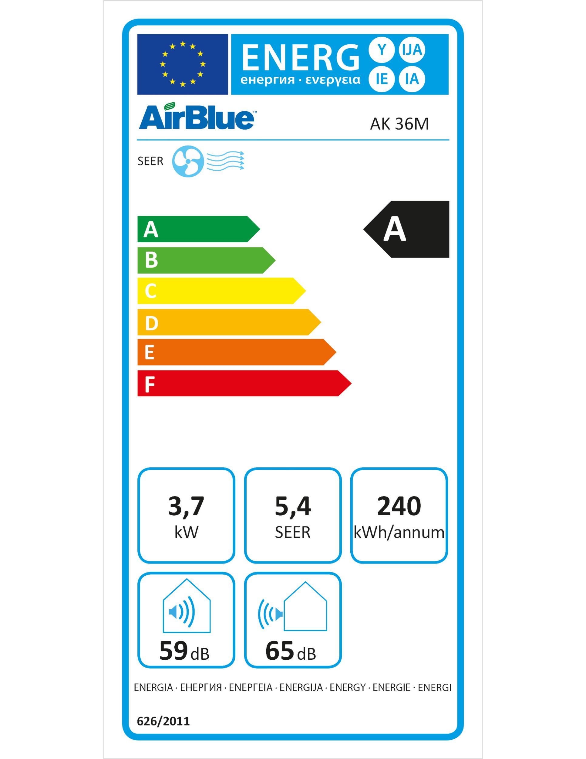 Swegon Fensterklimagerät Inverter  AK36M 