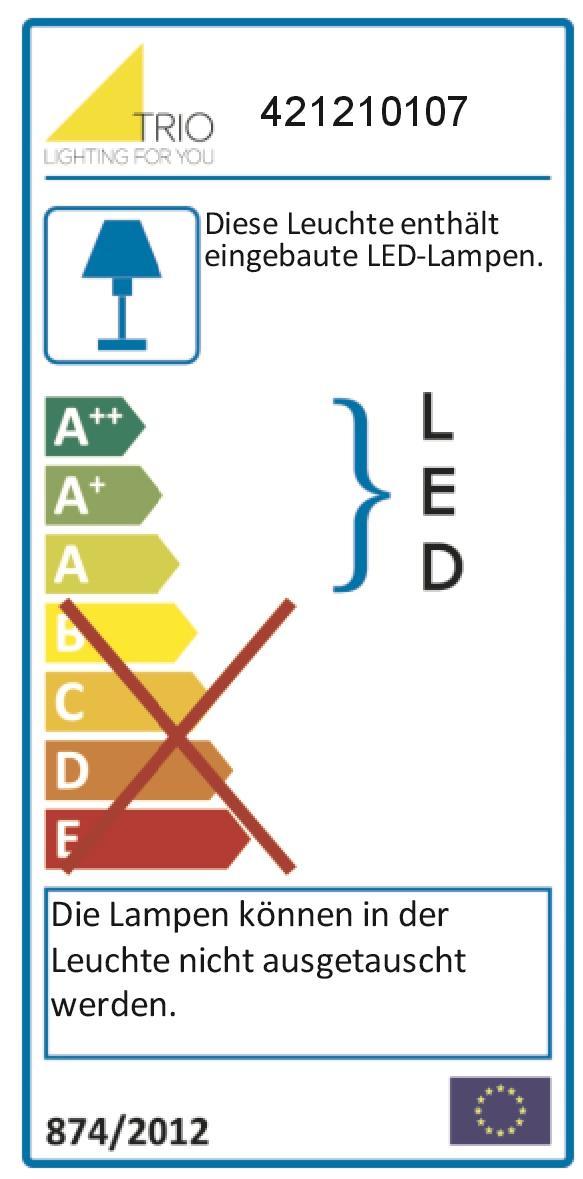 TRIO LED-Stehl. CHARIVARI 31W  421210107 