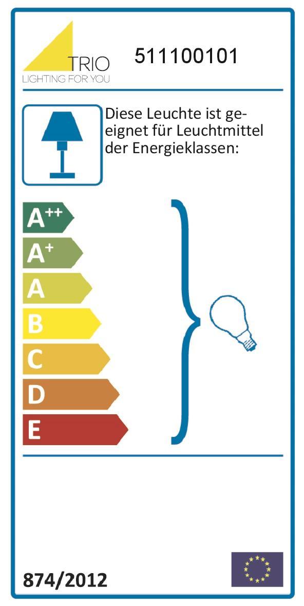 Trio Hockerleuchte 1xE27 max.  511100101 