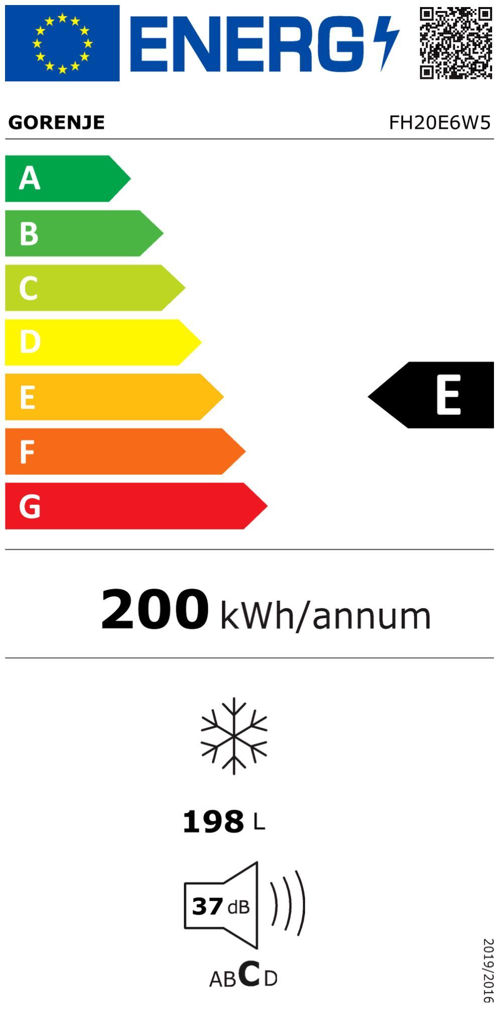 Gorenje FH20E6W5 Gefriertruhe 