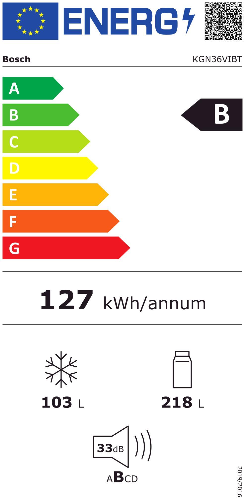 Bosch KGN36VIBT Ed Kühlkombi 