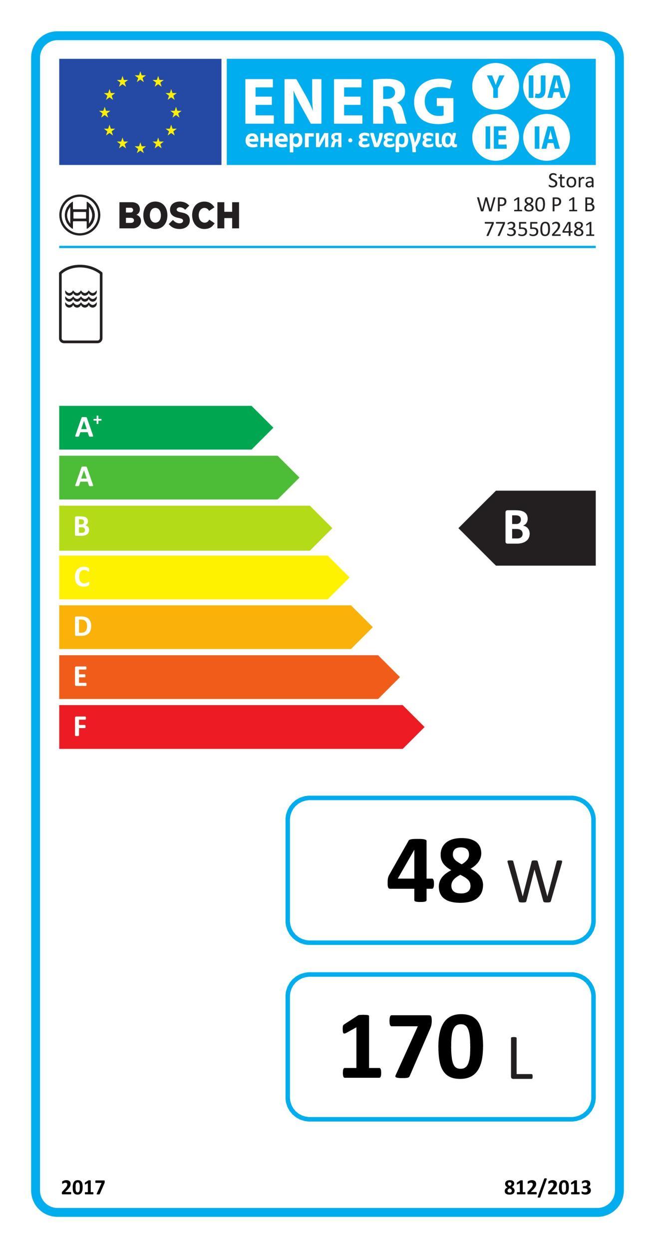 Bosch Thermotechnik         WP 180 P 1 B 