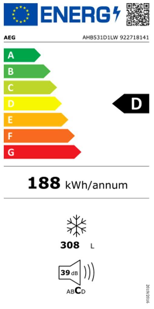 AEG AHB 531 D1 LW Gefriertruhe 