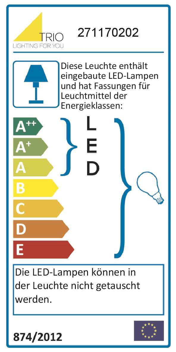 Trio Wandleuchte 1xE14 o.LM    271170202 