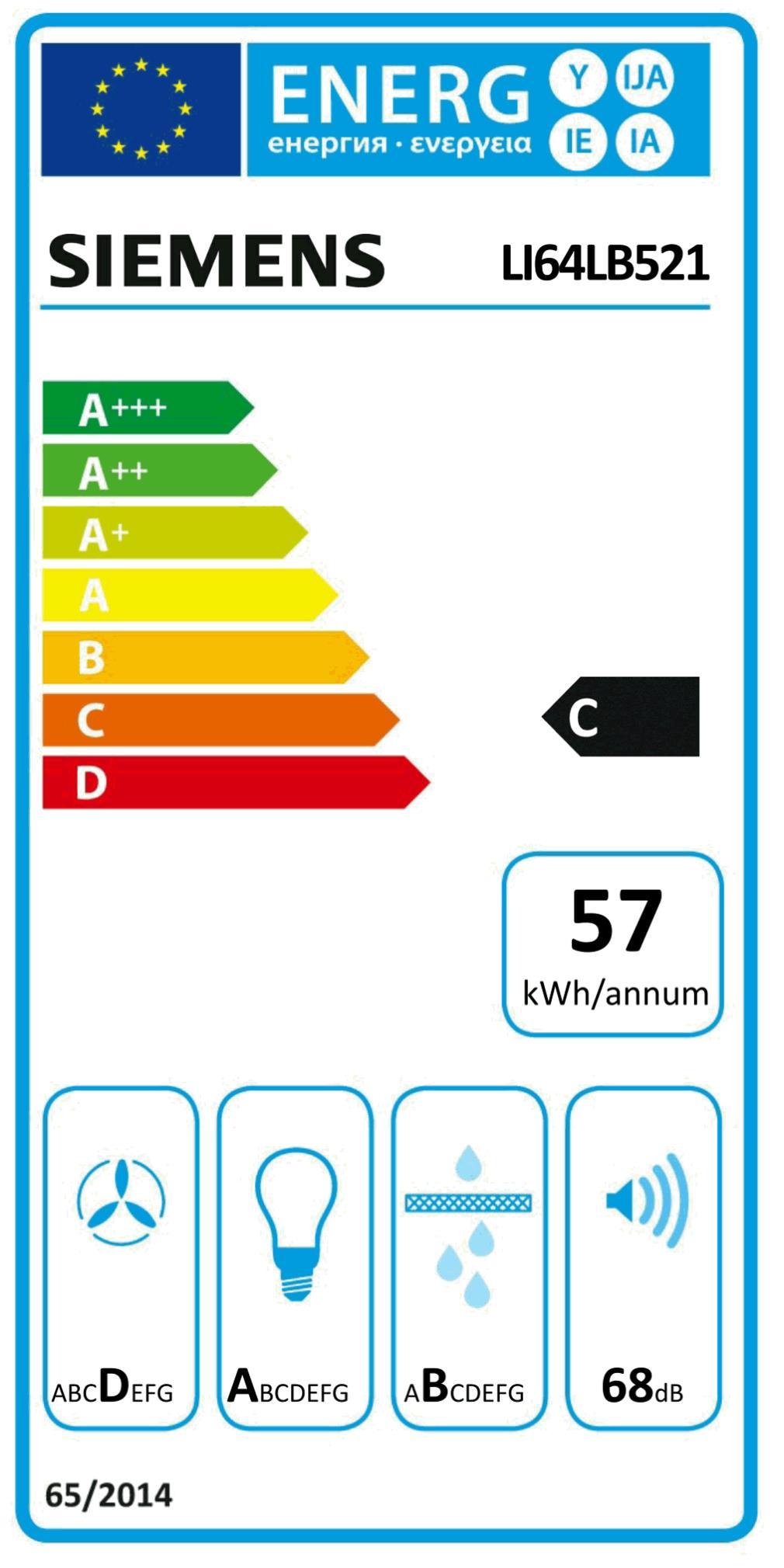 Siemens LI64LB521 si Flachschirmhaube 