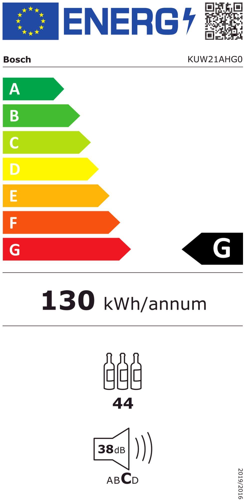 Bosch KUW21AHG0 sw EB-Weinlagerschrank 