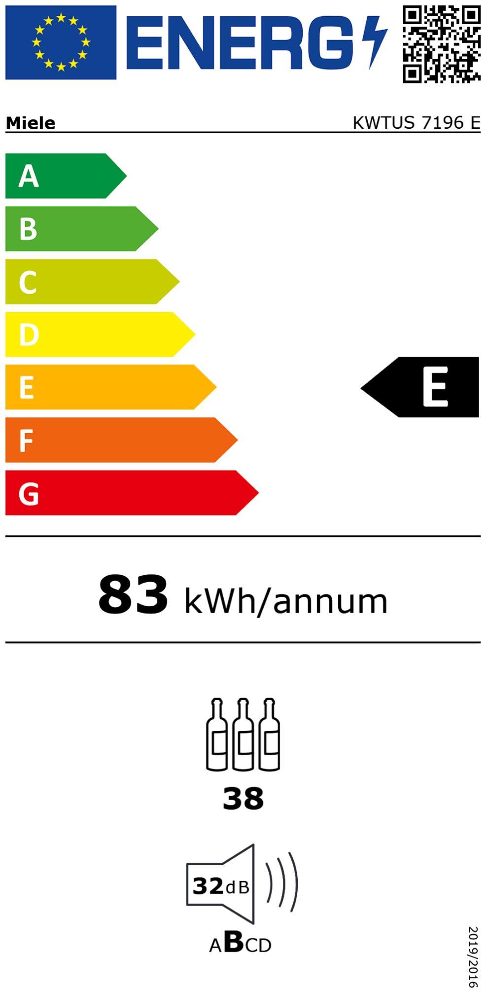 Miele KWTUS7196 E obsw UB-Weinschrank 