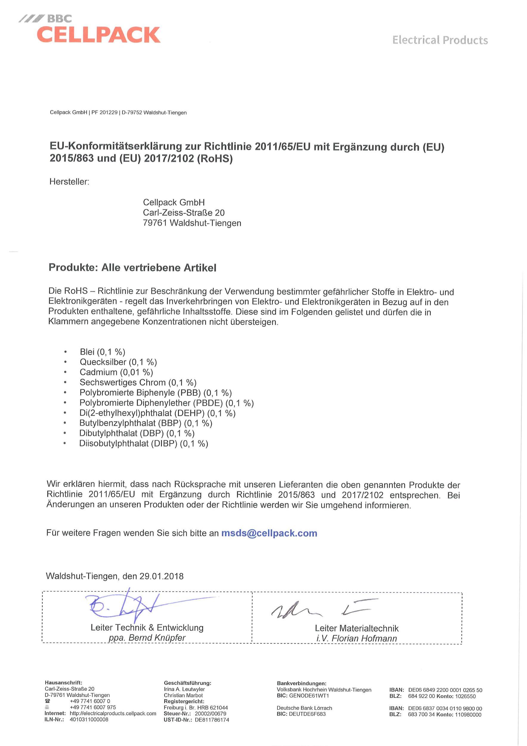 CELL Warmschr Endmuffe für    SEMH4/6-25 