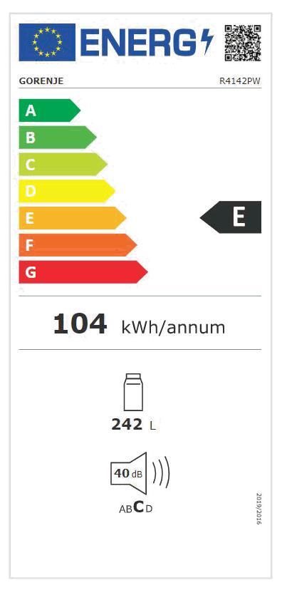 Gorenje R 4142 PW Standkühlschrank 