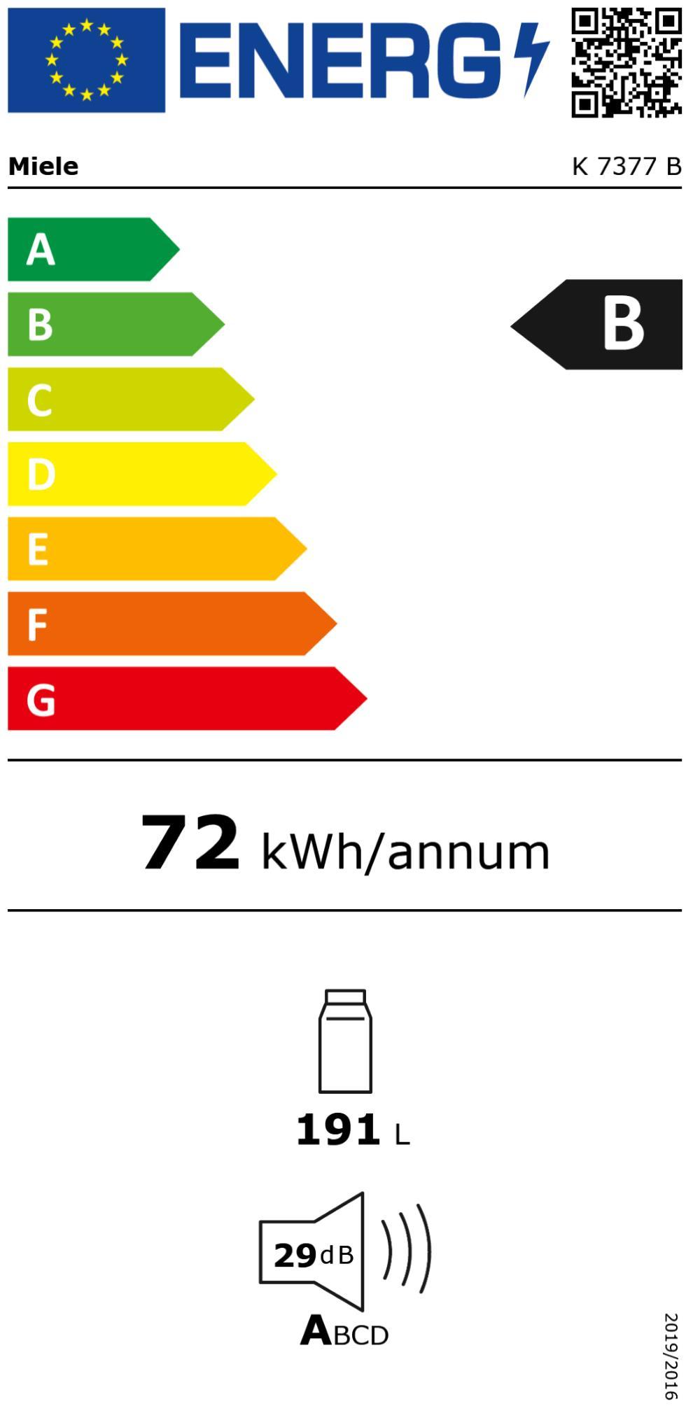 Miele K 7377 B EB-Kühlschrank 