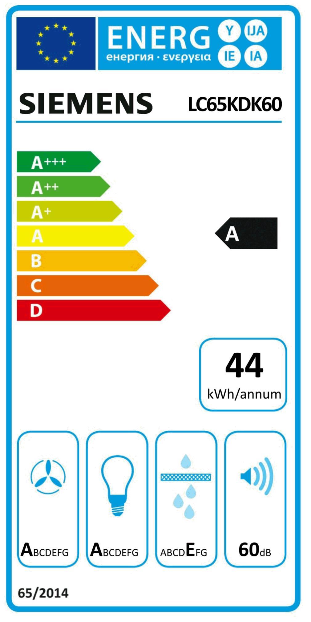 Siemens LC65KDK60 sw Wandesse Kopffrei 