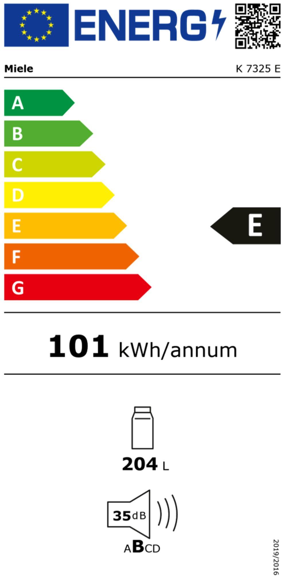 Miele K 7325 E EB-Kühlschrank 