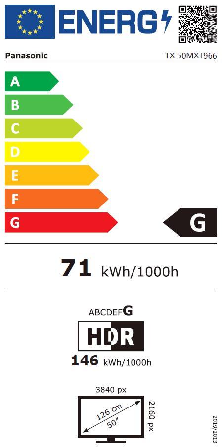 Panasonic TX-50MXT966 si LED-TV WFexkl 