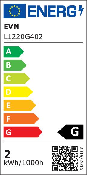 EVN G4 2W 3000K 12V AC/DC 360° L1220G402 