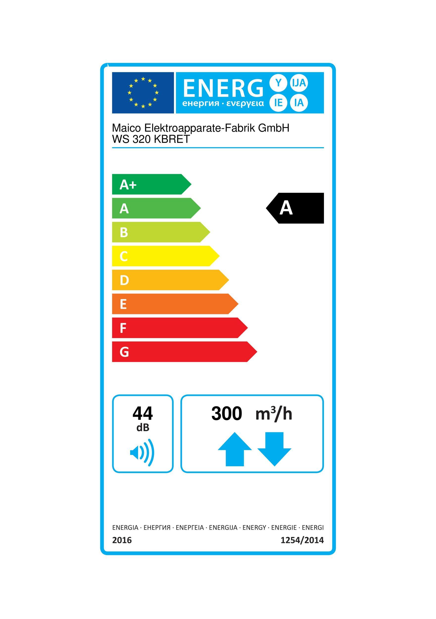 Maico Raumluft-System       WS 320 KBRET 