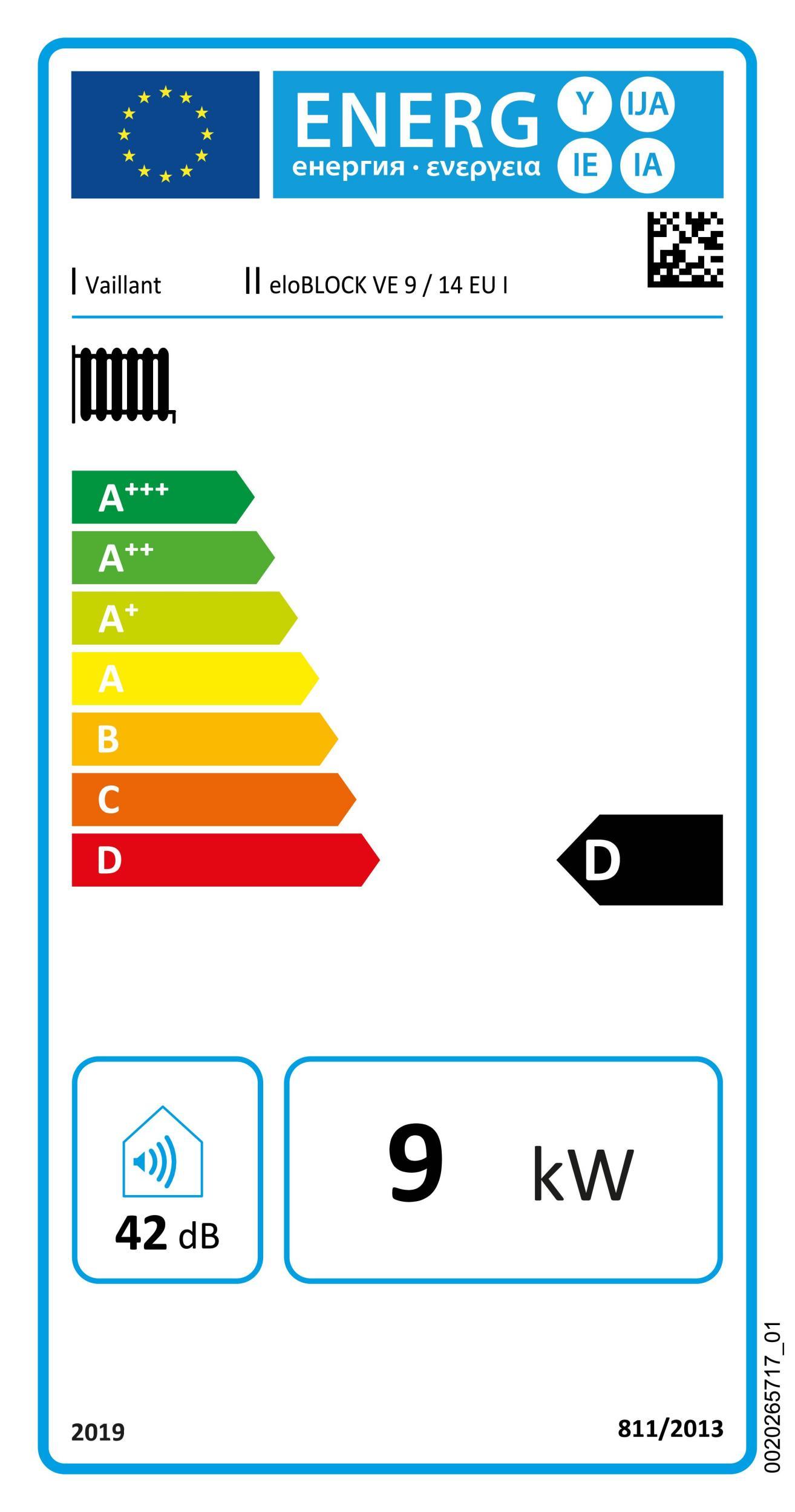 Vaillant Elektro-Heizgerät VE 9/14, 9 kW 