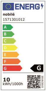 Nobile LED Panel Flat 130 R   1571301012 
