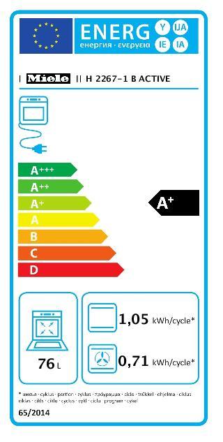 Miele H 2267-1 B Active Ed EB-Backofen 