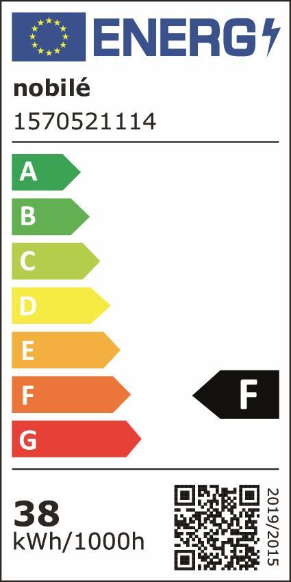 Nobile LED Panel R1S weiß 38W 1570521110 