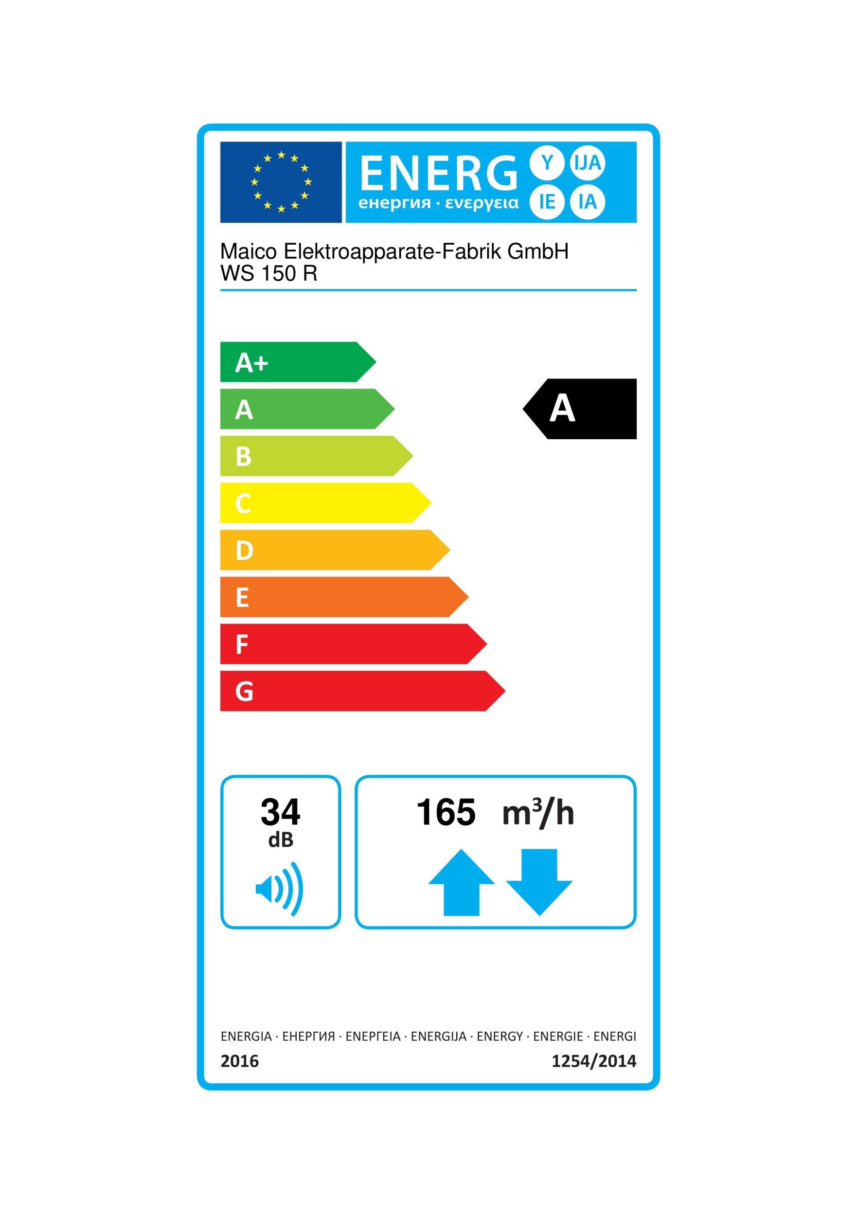 MAICO Raumluftsystem aeronom WS150R 