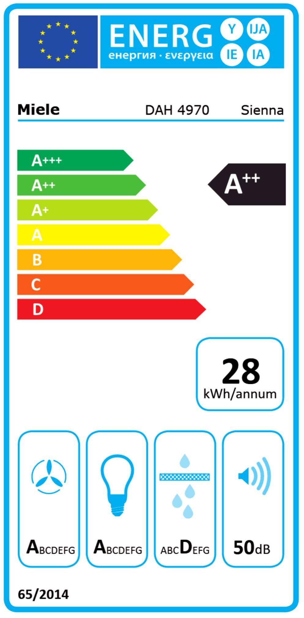 Miele DAH 4970 Sienna bronze Wandesse(I) 