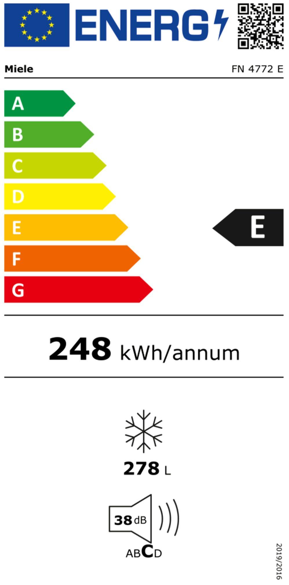 Miele FN 4772 E ws Standgefrierschrank 