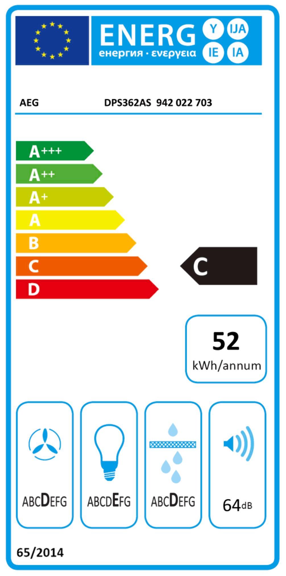 AEG DPS 362 AS Flachschirmhaube 