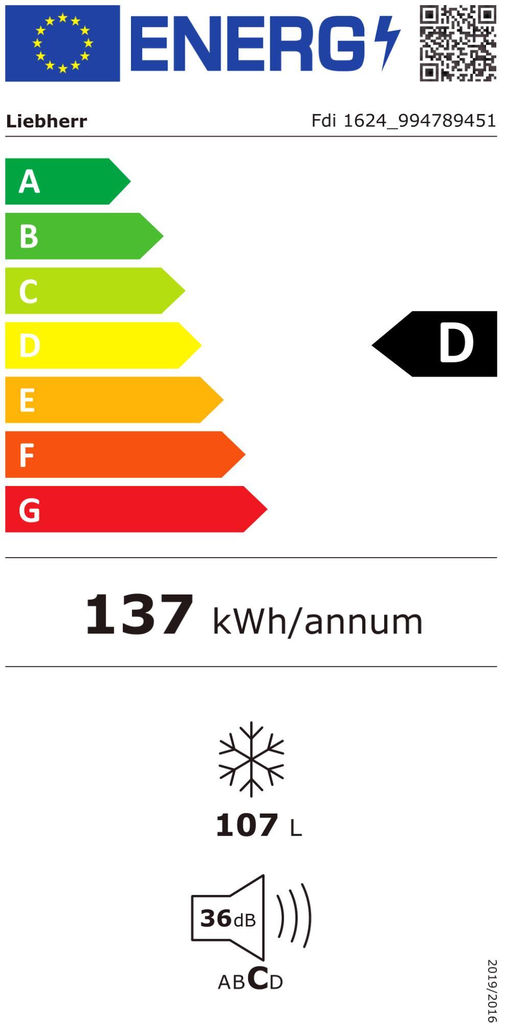 Liebherr Fdi 1624-20 Tischgefrierschrank 