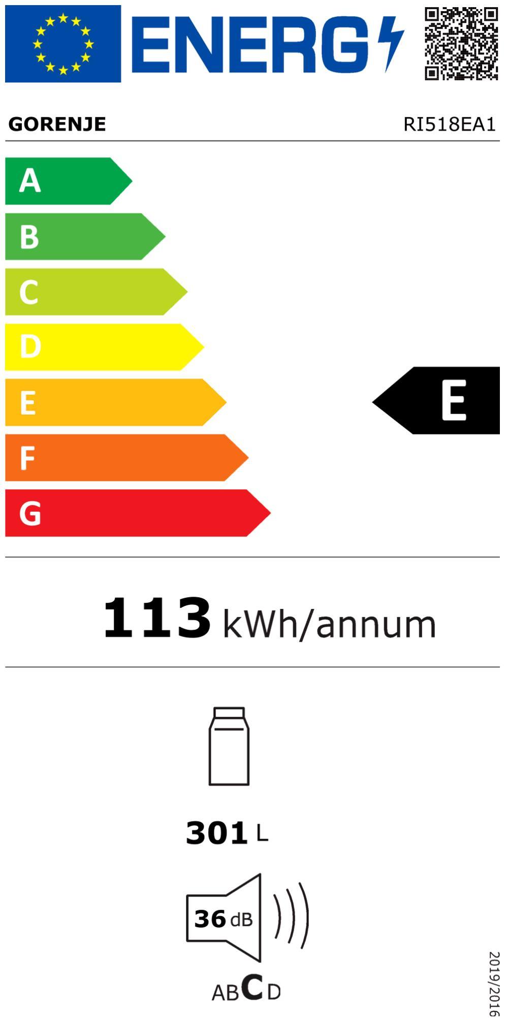 Gorenje RI518EA1 EB-Kühlschrank 
