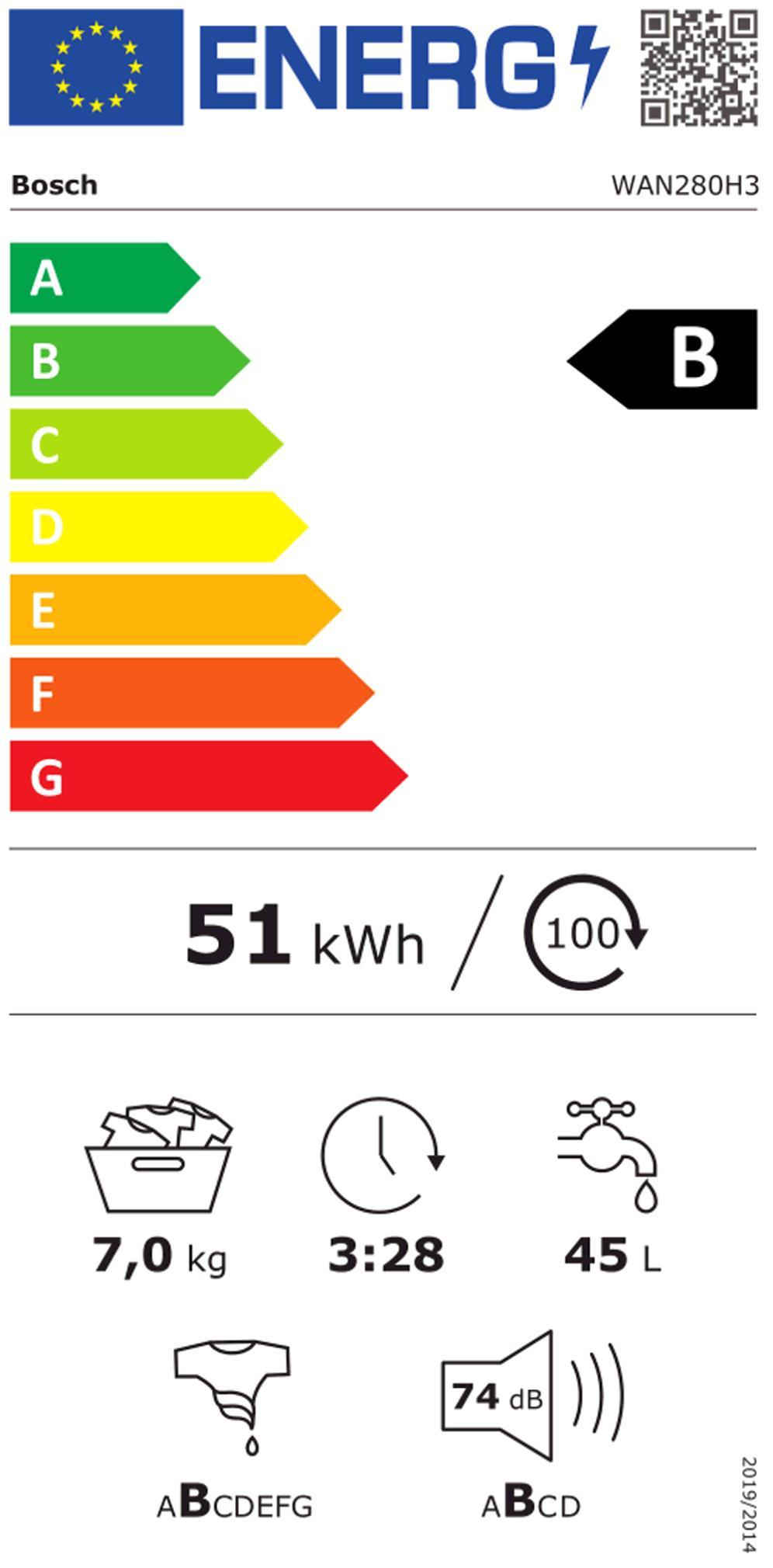 Bosch WAN 280 H 3 Waschautomat (EX)(A) 