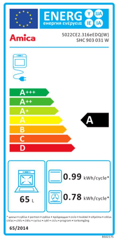 Amica SHC 903031 W ws Standherd 50cm 