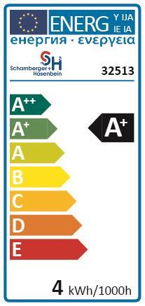 S&H LED-Tropfenlampe 46x82mm E14   32513 