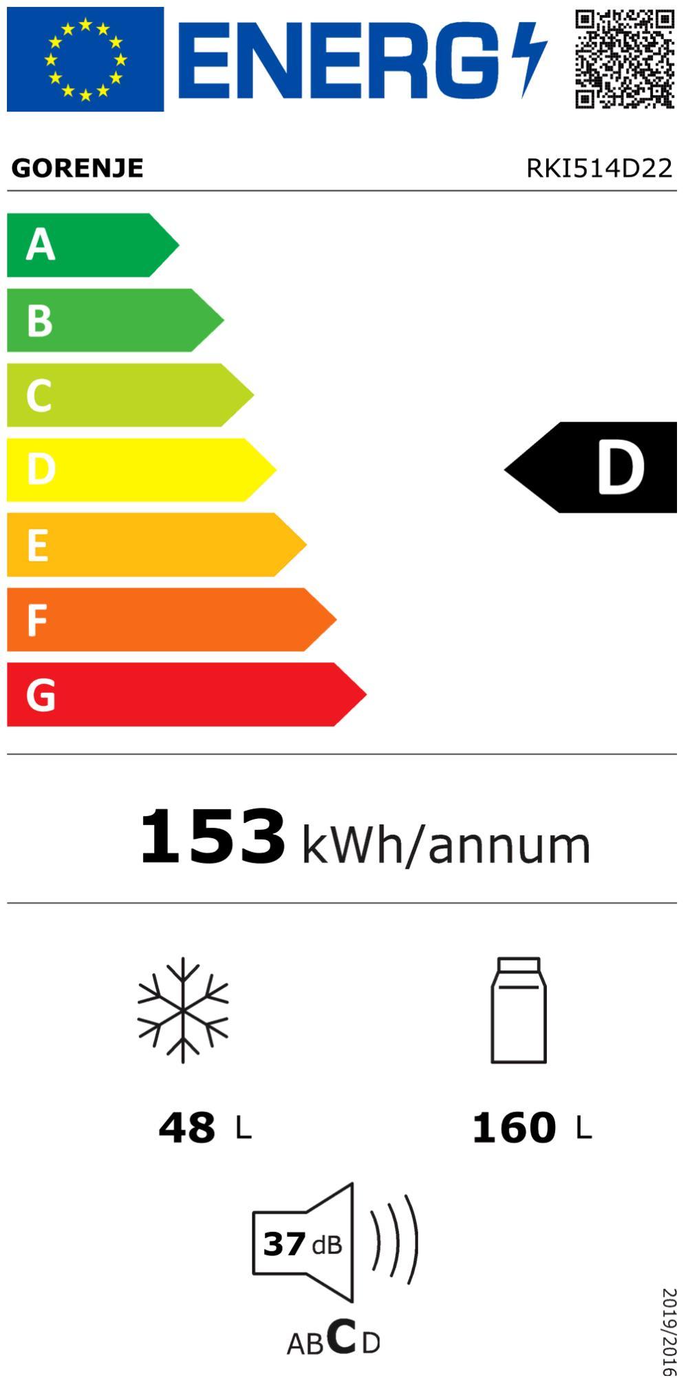Gorenje RKI 514 D22 EB-Kühlkombi 