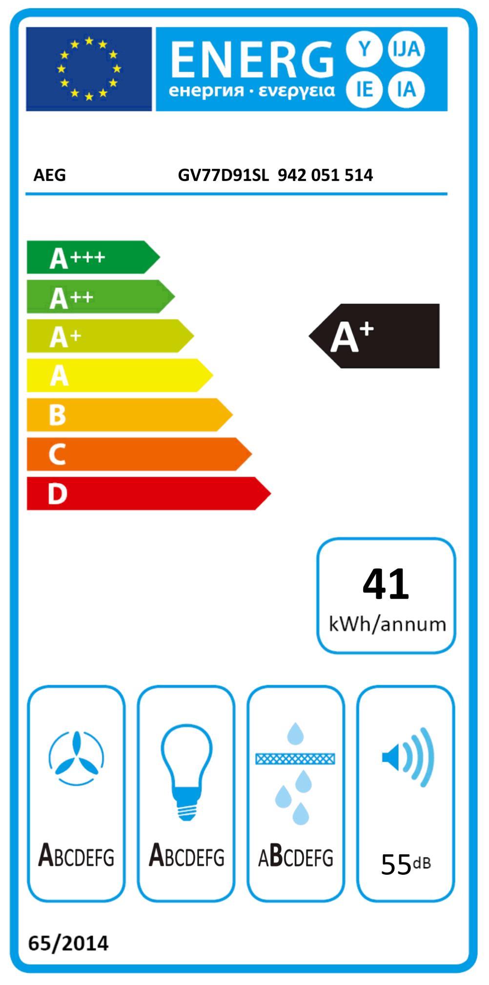 AEG GV77D91SL Ed/sw Wandesse 