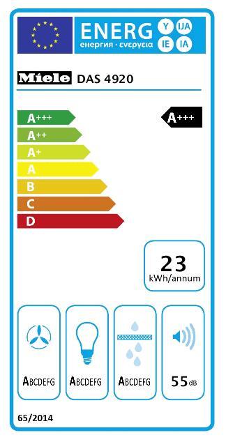 Miele DAS 4920 Ed Flachschirmhaube 