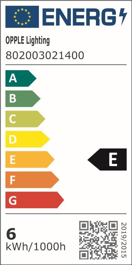 OPPLE LED Tube 6W/865 1050lm 220° 