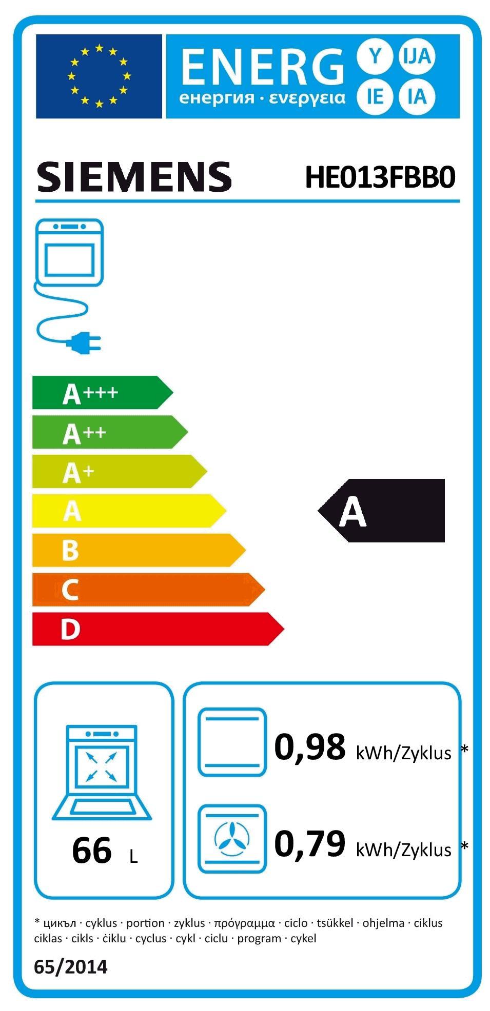 Siemens HE013FBB0 sw EB-Herd 