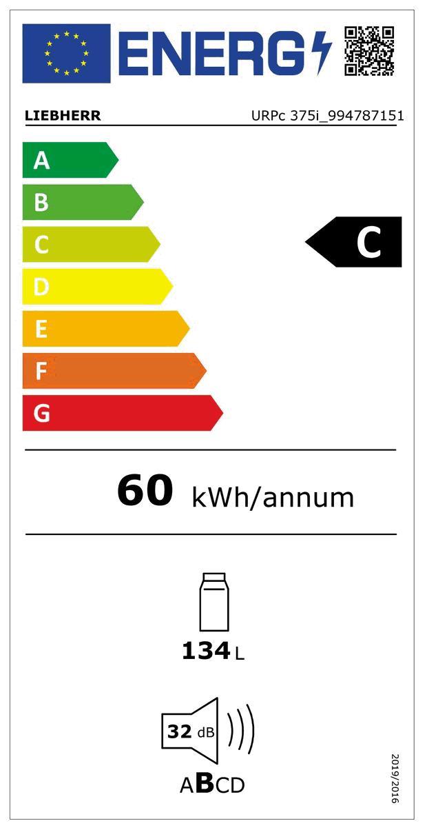 Liebherr URPc 375i-20 UB-Kühlschrank 