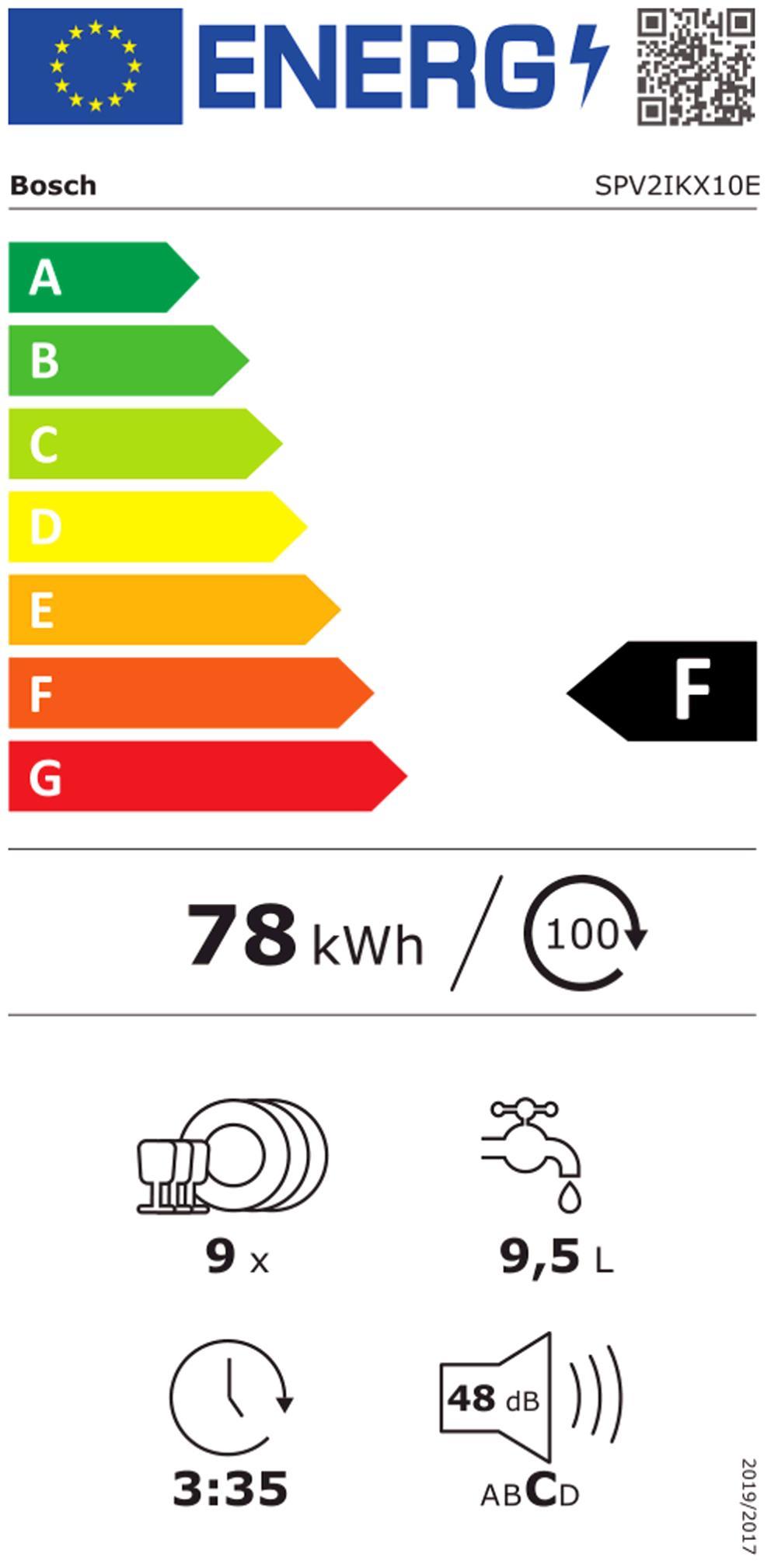 Bosch SPV 2 IKX 10 E EB-Geschirrspüler 