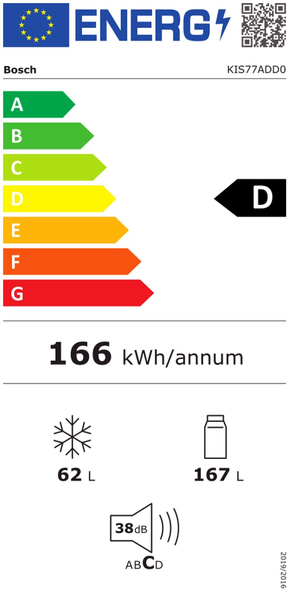Bosch KIS 77 ADD 0 EB-Kühlkombi 