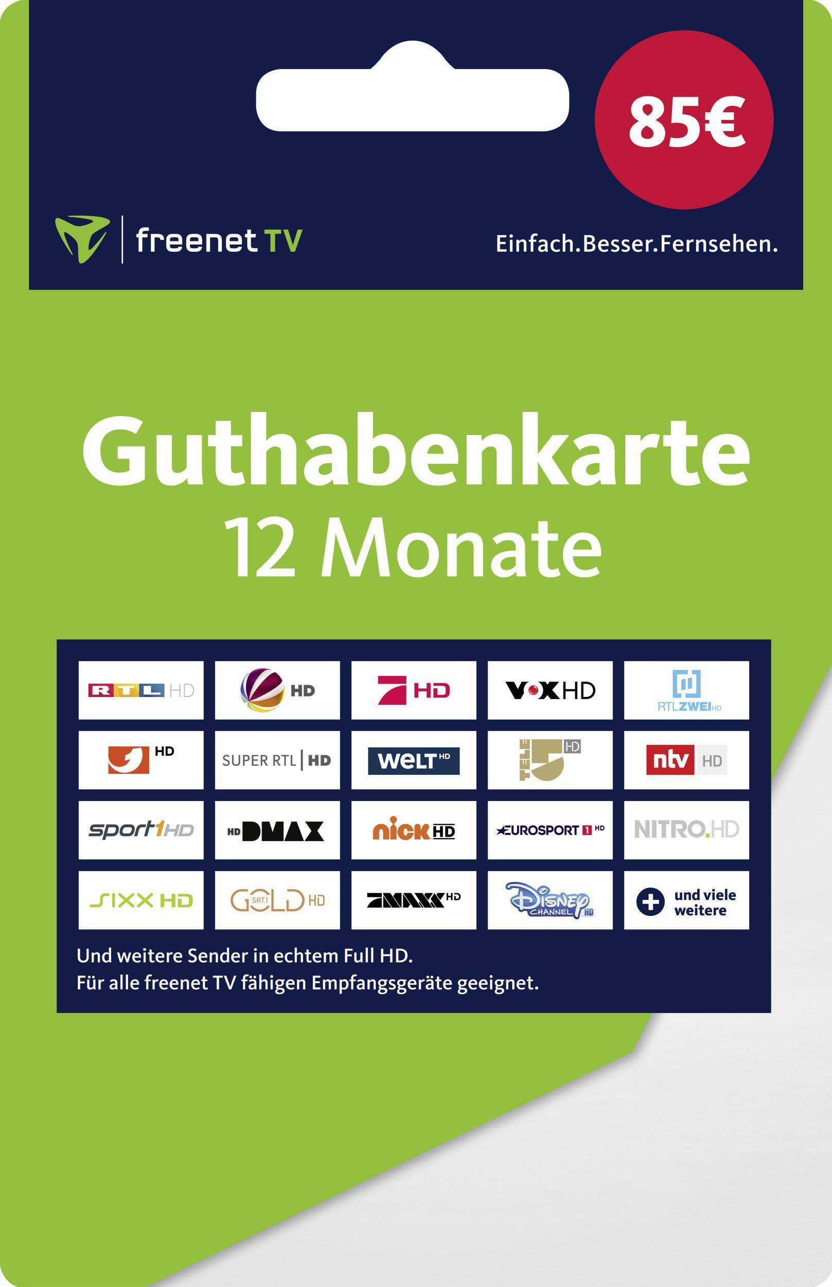 Freenet Tv Guthabenkarte