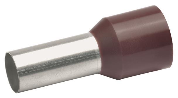 4012078069724 - KLAU Aderendhülse braun 25qmm 178BR isoliert galvanisch verzinnt (Inhalt 50 Stück)