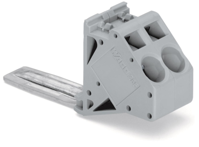 WAGO 285-407 Potentialabgriff,für Hochstromklemmen 95 mm²,grau (Inhalt 5 Stück)