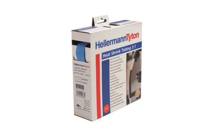 Hellermann HIS-3-12/4-PO-X-BU 5m Warmschrumpfschlauch 3:1 blau 308-31206 Hellermann HIS-3-12/4-PO-X-BU 5m Warmschrumpfschlauch 3:1 blau 308-31206