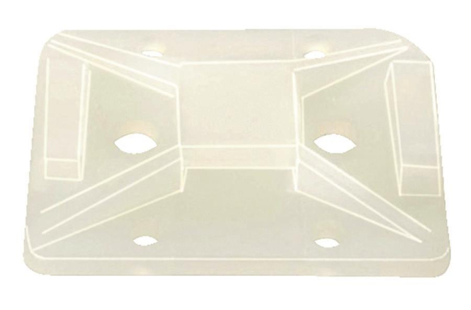 4031026122199 - Hellermann TY8G1S-PA66-NA(100) Klebesockel 32x25mm natur 151-11819 (Inhalt 100 Stück)