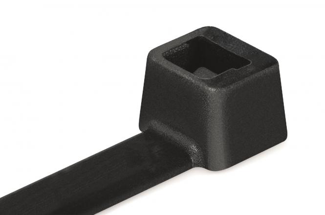 Hellermann UB100A-B-PA66-BK(100) Kabelbinder 100x2,45 schwarz 138-00000 (Inhalt 100 Stück)
