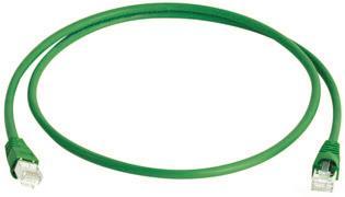 TG Patchkabel S-FTP 2m grün L00001A0085 FS500 MP8 LSZH Cat6A 500MHz Iso EA