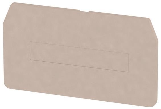 Weidmüller ZAP/TW 4 Reihenklemme Zub. Abschl.pl. Trennw. dbei B:2mm 1632090000 (Inhalt 50 Stück)