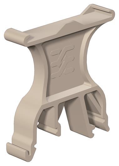 4008190206680 - Weidmüller SCHT 5 S Verbindermarkierer 445x95mm PA 66 beige 1631930000