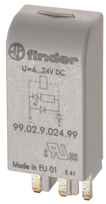 Finder EMV-Modul, LED + Varistor 99.02.0.230.98 110-230VAC/DC Finder EMV-Modul, LED + Varistor 99.02.0.230.98 110-230VAC/DC